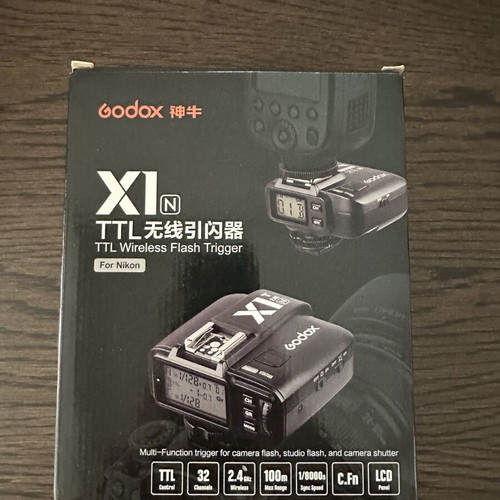 Godox X1N Wireless TTL Trigger System for Nikon, like new