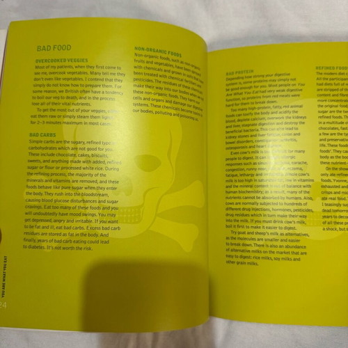Book You Are What You Eat like new, English