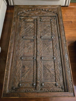 Handcrafted Indian Carved Coffee Table solid wood used