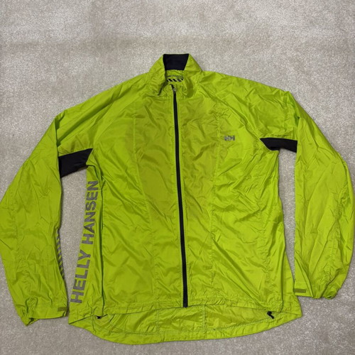 Helly Hansen Windfoil neon green lightweight men's jacket XL