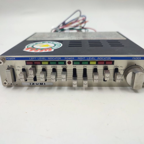 Vintage Izumi DPB-787A Car Graphic Equalizer and Amplifier new old stock