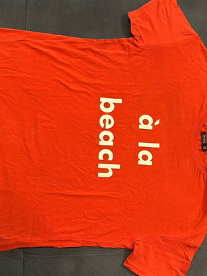 Red t-shirt size M almost like new