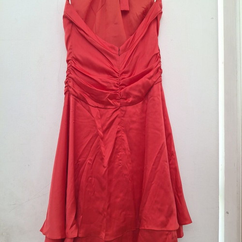 Fani Couture Silk Dress Size S Red like new