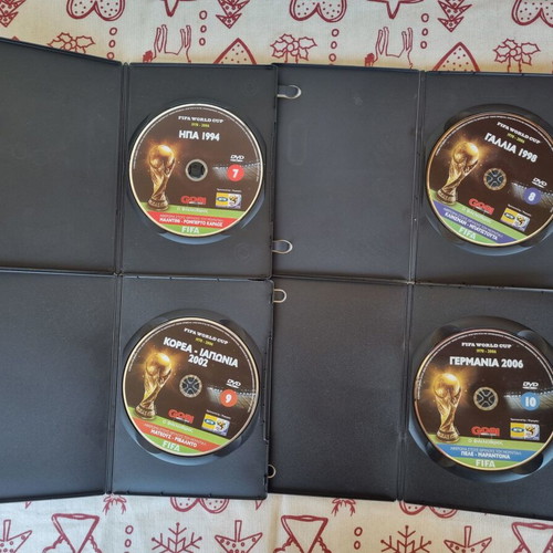 FIFA World Cup DVD collection like new, 10 historical documentaries 1970-2006