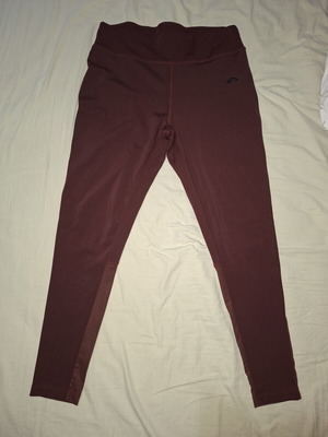 Crivit leggings burgundy-mauve size XL like new
