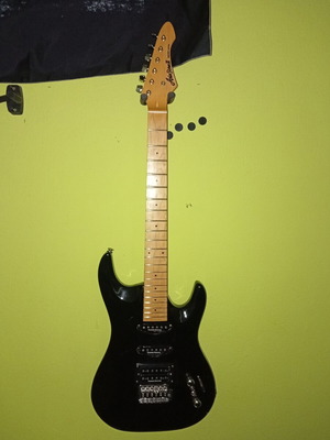 Aria Pro II Magna electric guitar used with custom upgrades