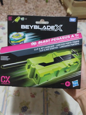 Beyblade X Blast Pegasus Clip and Rip Launcher new, sealed