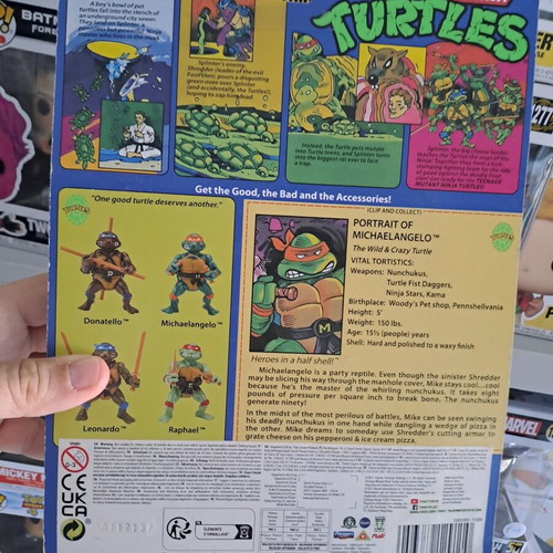 TMNT Michaelangelo figure new, Nickelodeon
