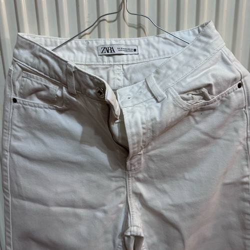 Zara women's white jeans like new, size S