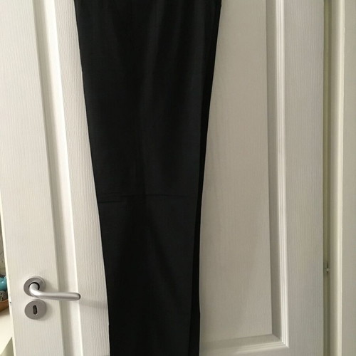Dolce & Gabbana vintage straight trousers for women, size 32/46, black/grey