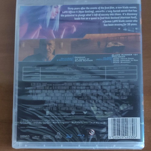 BLADE RUNNER 2049 / BLU-RAY 3D & BLU-RAY!!!
