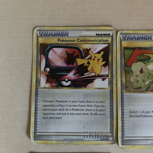 Pokemon cards used, set of 8