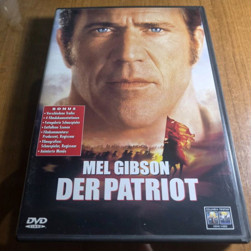 The Patriot DVD like new, historical war drama with Mel Gibson