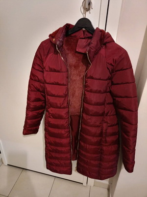 Women's long warm jacket like new, size M