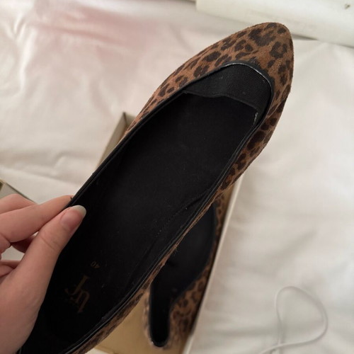Leopard ballet flats used, size 40
