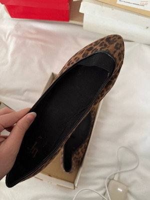 Leopard ballet flats used, size 40