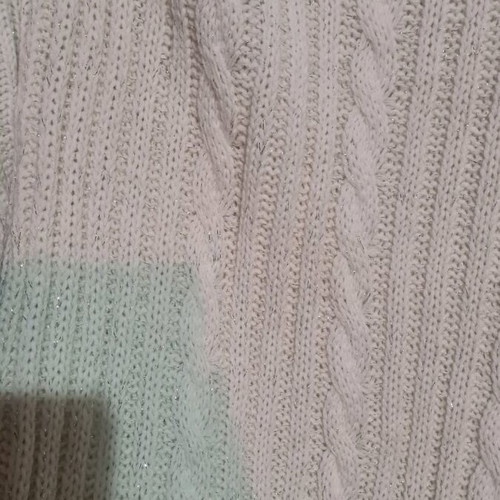 White dress size S with glitter new