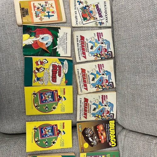 Miky Maous and Popeye comics used, pack of 12 issues