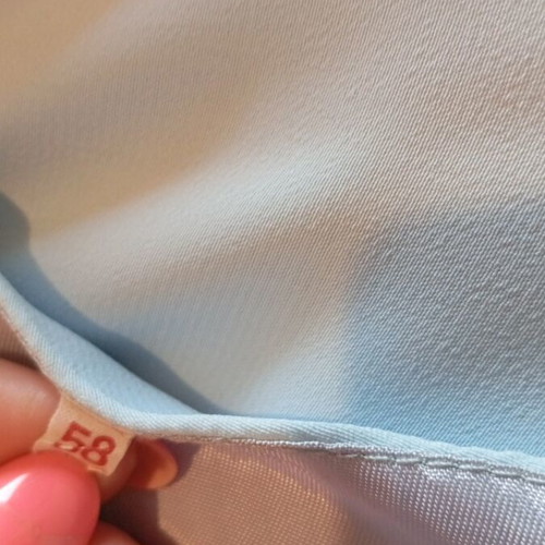 Dress with Manto baby blue, like new, size 9XL