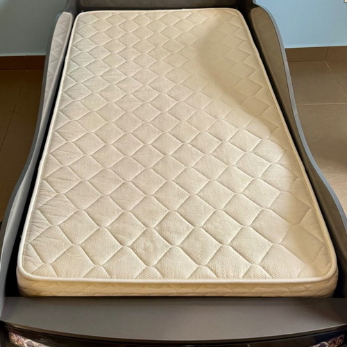 Children's Car Bed with Orthopedic Mattress like new