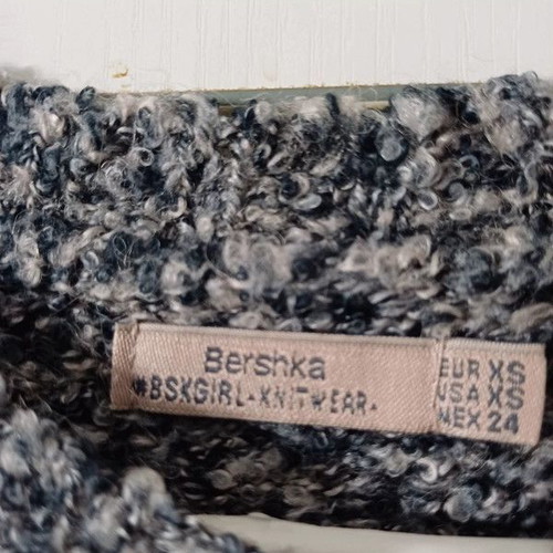 Bershka sweater xs grey like new