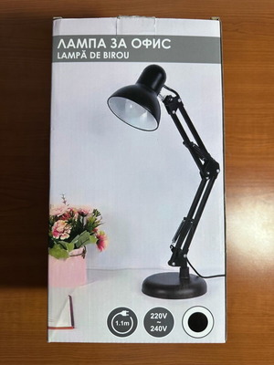 Desk lamp new with 2 LED bulbs gift