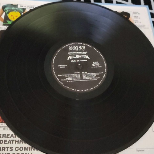 Helloween Walls Of Jericho vinyl record used, metal