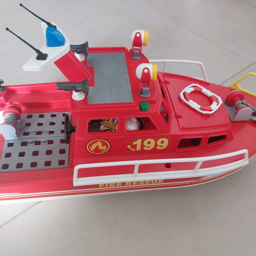 Πυροσβεστικό διασωστικό σκάφος Playmobil σαν καινούργιο