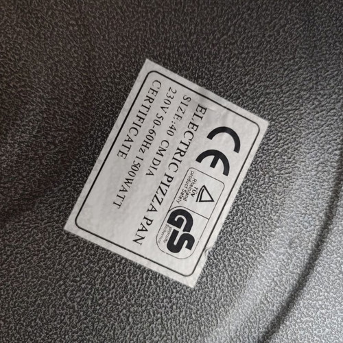 Electric grill 1500 W used, 7.5 lt capacity, 40 cm diameter