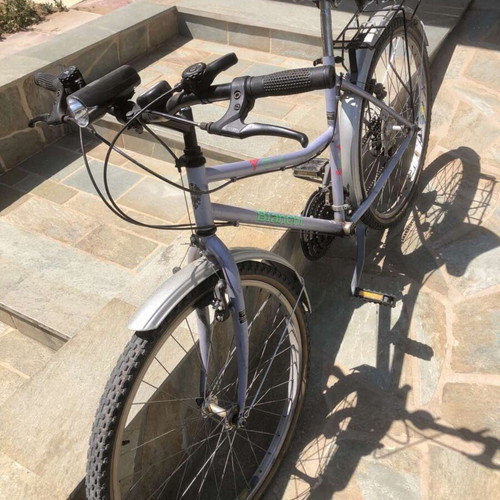 Bianchi women's city bicycle used with 26 inch wheels and gears