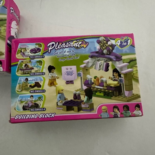 Cocktail Building Blocks Boxes Set of 3 New