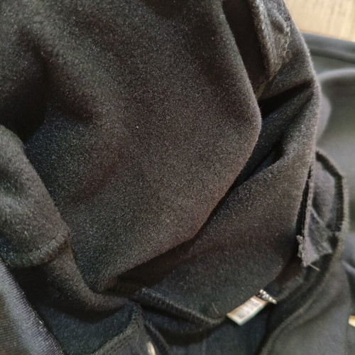 Women's black pants size S like new, thick lining for autumn/winter