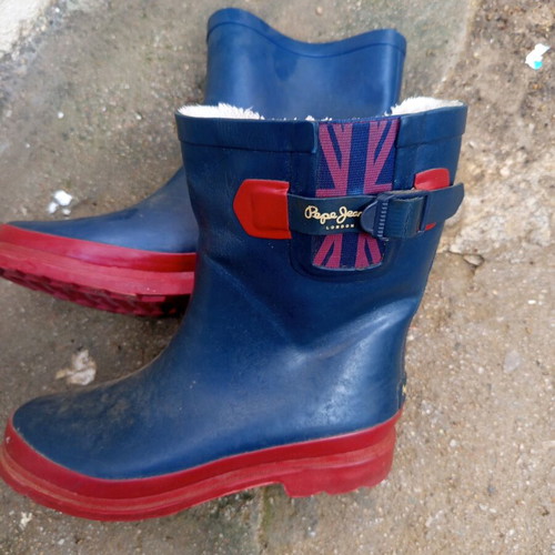 Children's boots used, size 37, blue