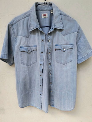 Levi's ανδρικό πουκάμισο σαν καινούργιο, μπλε, μέγεθος M