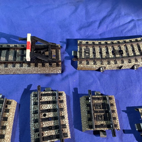 Marklin rails used, set of 14 pieces for model railroads