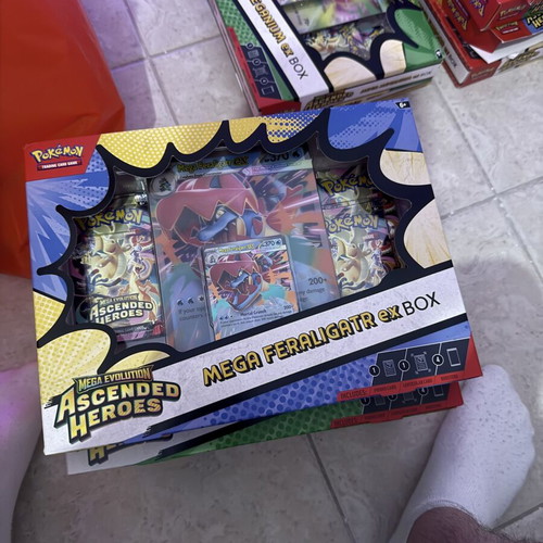 Pokémon TCG Ascended Heroes EX boxes