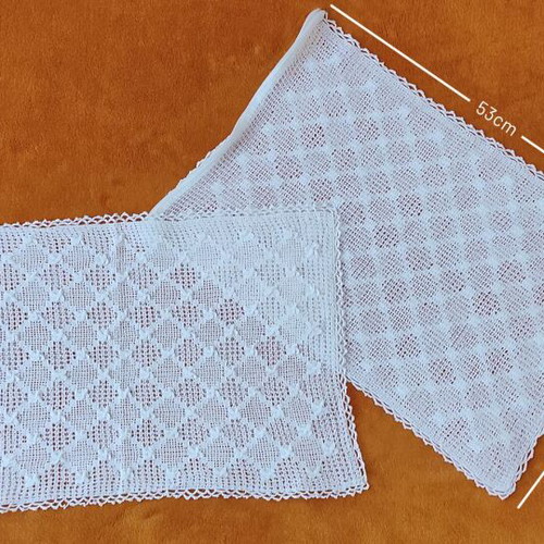 Handmade embroidered pillowcases set, new, 100% cotton, 53x35 cm