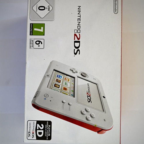 Nintendo 2DS White & Red Edition used, complete set