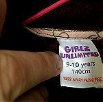  Παιδικό σακάκι καφέ κοτλε για κορίτσι 9-10 ετών