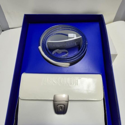 Absolut Vodka collectible case with belt and pouch new
