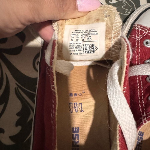 Converse All Star μπορντώ νούμερο 26 σαν καινούργιο παιδικά σταράκια