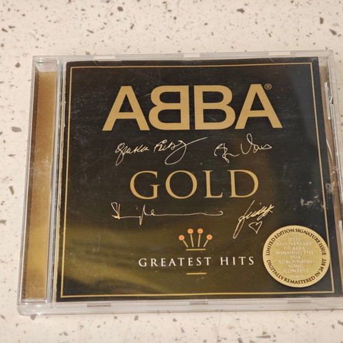 ABBA Gold Greatest Hits CD Limited Edition Signature Case