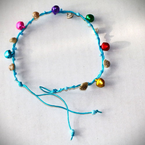 Handmade 26cm anklet new with crystals Renaissance era RQ061