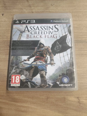 Assassin's Creed IV Black Flag PS3 game used, Greek edition