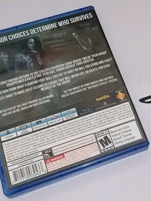 Until Dawn PS4 like new