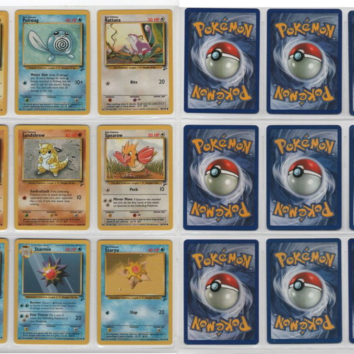 Pokemon Base Set 2 Unlimited Complete Common & Uncommon Set 89 Cards like new
