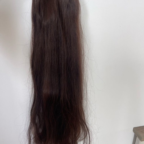 Natural hair wefts like new, 70 cm, 150 grams