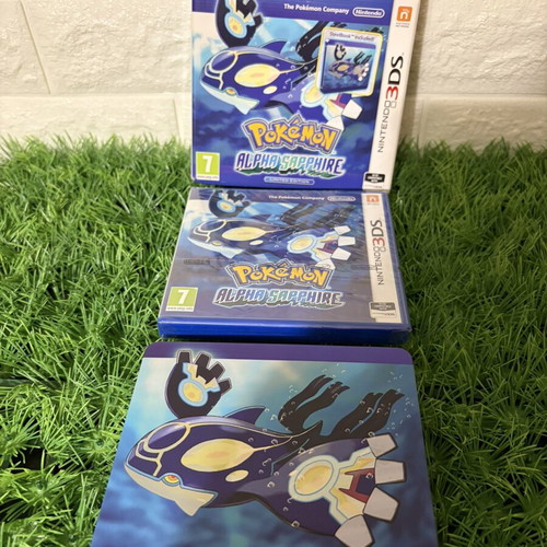Pokémon Alpha Sapphire Nintendo 3DS new, sealed game with metal case
