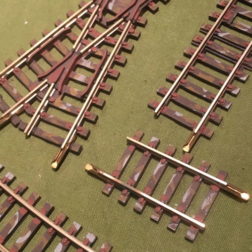 Jouef Model Train Tracks used, HO Scale 1/87, set of 14 pieces