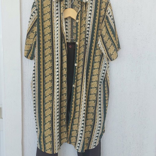 Printed long shirt XL-2XL like new, multicolor